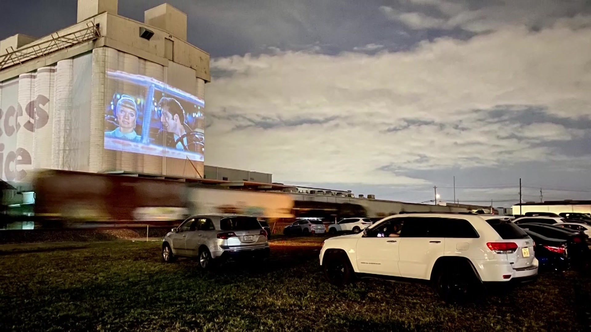 First Rooftop Drive-in Theatre